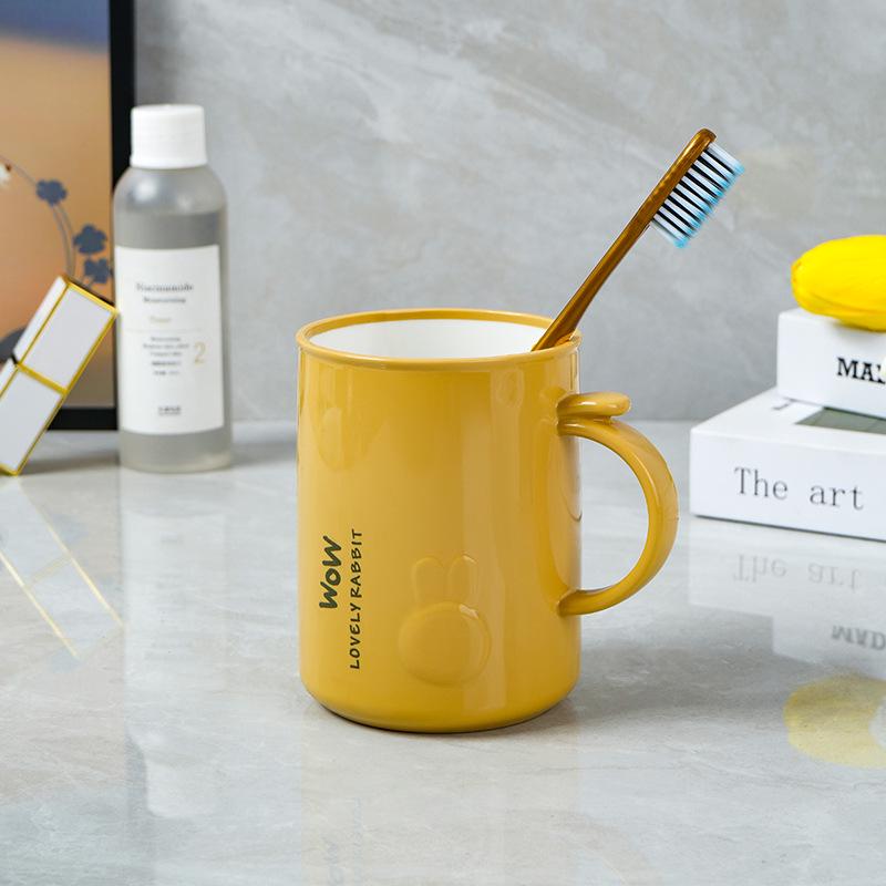 

2025 Luxury Mouthwash & Toothbrush Cup Set for Couples