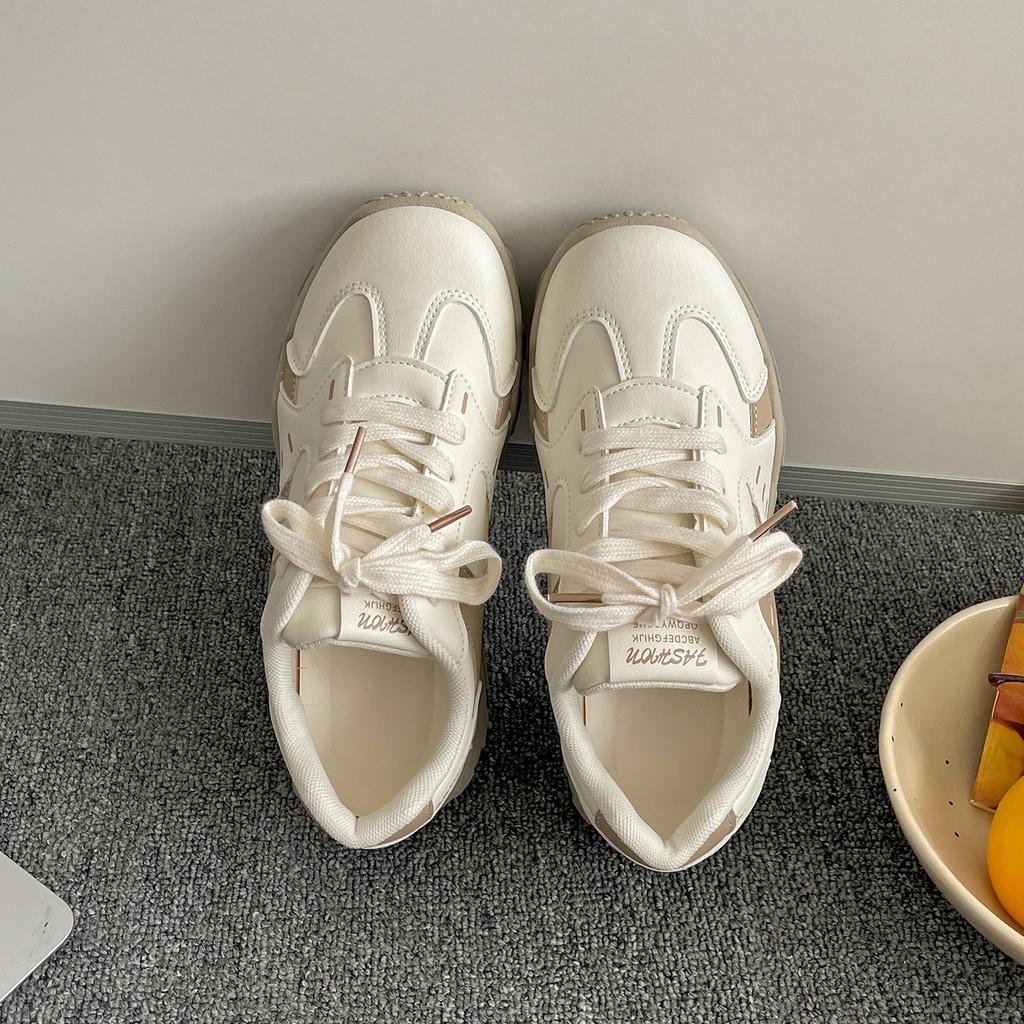 Queen Fan White Retro Platform Daddy Shoes Women's 2025 New Summer Skirt Premium German Training Shoes