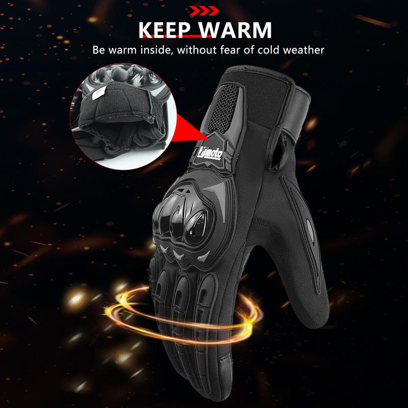 Autumn Winter Motorcycle Anti-fall Riding Gloves Waterproof Men Women Motocross Biker Glove Touch Screen Cycling MTB Luvas Moto
