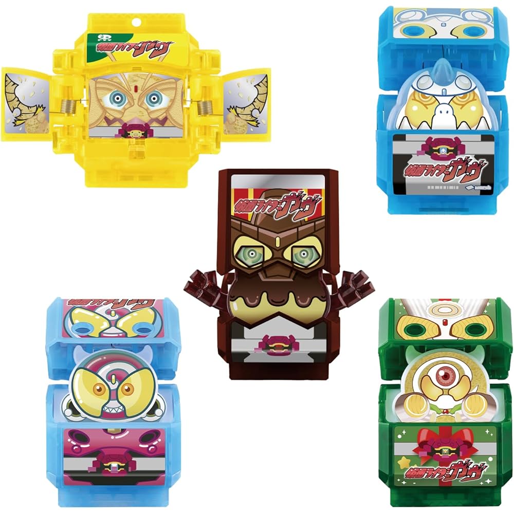 Bandai Kamen Rider Gava DX Gochizou Party Collection Version 01 1 Box of 12 Figures