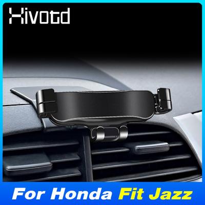 Car Degree Rotatable Cellphone Mount Automotive Mobile Support Interior Styling Accessories For Honda Fit Jazz 2008-2024