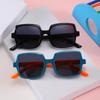 Stylish S5087 Silicone UV Block Sunglasses for All Ages - Perfect for Outdoor Sun Protection