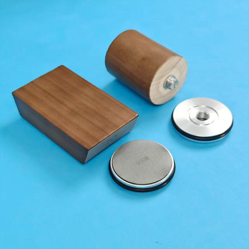 Rolling Knife Sharpener Magnetic Knife Holder Diamond Sharpening Stone with 15 and 20 Degrees Angle Roller Kitchen Accessory set