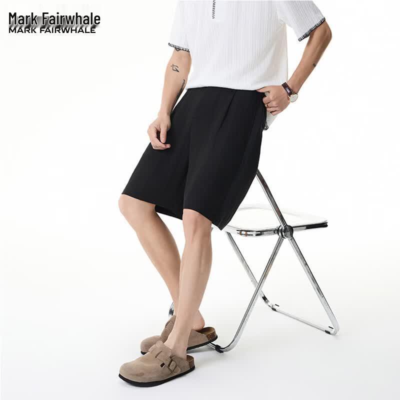 Mark Fairwhale Men s Tencel Linen Ice Silk Casual Shorts 31