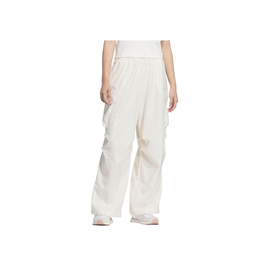 adidas Bas de survêtement tissé Climacool Protection solaire Séchage rapide Frais Multipoches Sport Décontracté Pantalon cargo Femmes Bas Blanc JZ2334