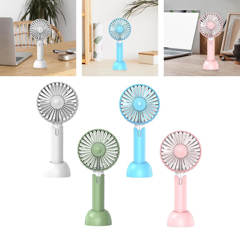 Handventilator, Taschenventilator, wiederaufladbarer Mini-Tragventilator, kompakter Tisch-Luftkühlungsventilator