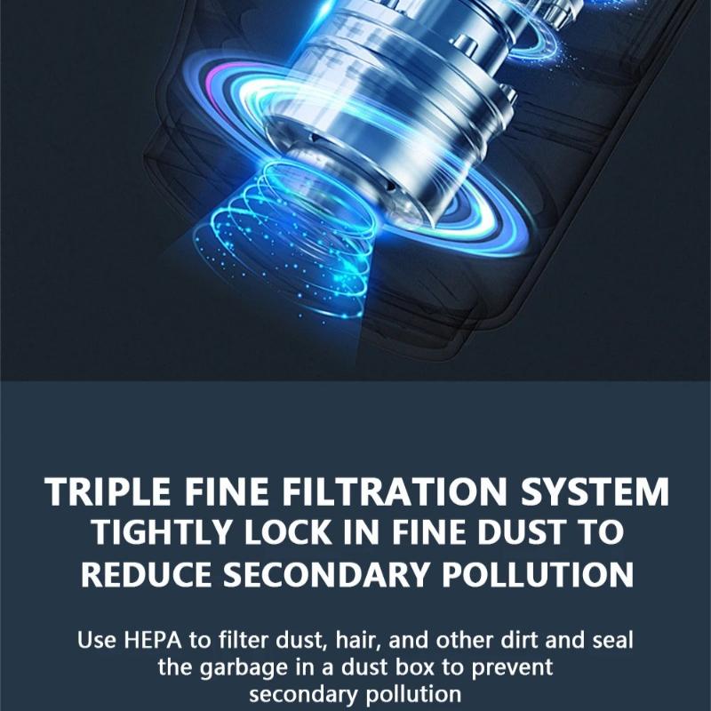 Wireless Handheld Vacuum Cleaner Cordless Handheld Chargeable Auto Vacuum for Home Car Pet Mini Vacuum Cleaner 50000Pa