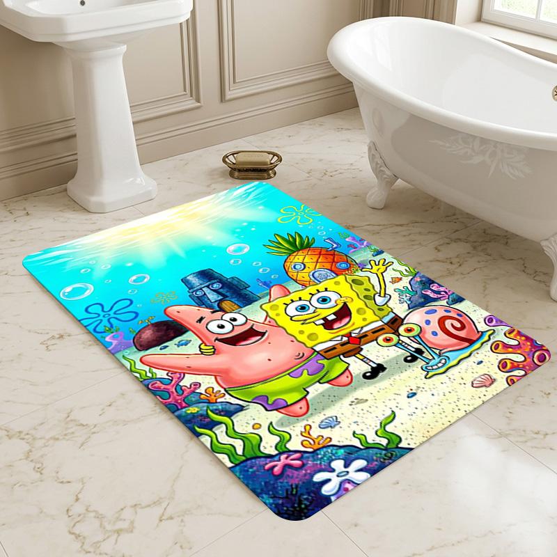 Underwater Friends Living Room Nonslip Area Rug Soft Carpet For Bedroom Game Playroom Sofa Office Home Decor Doormat Christmas Gift C922236