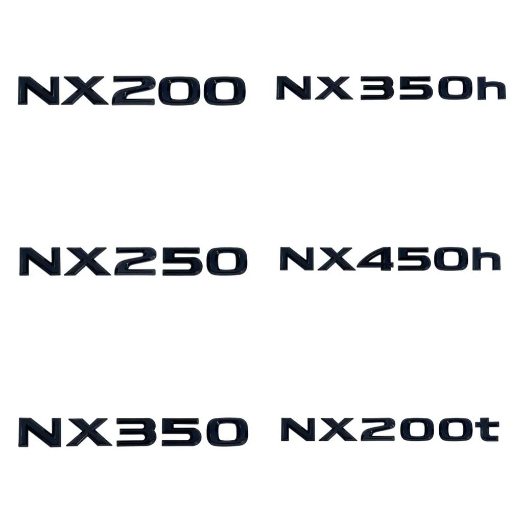 Vhodné pro ozdobné kovové samolepky s písmeny na zadní znak řady Lexus NX