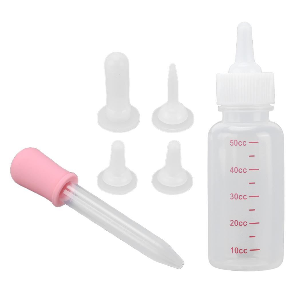 Small Pet Nurser Bottle Nipple Type Portable Nursing Feeding Bottle for Puppy Squirrel Kittens