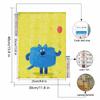 Diamond Painting Kit Blue Cartoon Cat Balloon. Full Diamond Round Mosaic Handmade. Home Decoration Gift