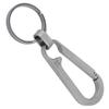 Lightweight Titanium Alloy Key Chain Waist Hanging Keyring Outdoor Climbing Key HolderGrey