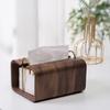 Nordic Wooden Tissue Box Retro Tissue Holder Living Room Napkin Holder Household Desktop Paper Towel Holder Home Decoration
