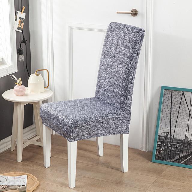 1 2 4 6pcs Print Chair Protector Spandex Chair Covers For Wedding Dining Room Office Use Banquet Housse De Chaise Seat Cover