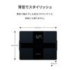 OMRON Weight Body Composition Meter Body Scan Black KRD-503T-BK Smartphone Linked Automatic Data Transfer Automatic Recognition Measurement starts jus