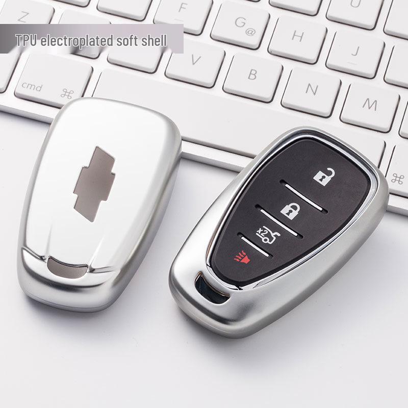 Chevrolet Key Cover for Cruze, Malibu XL, Trax, Equinox - TPU Shell & Buckle for Smart Models