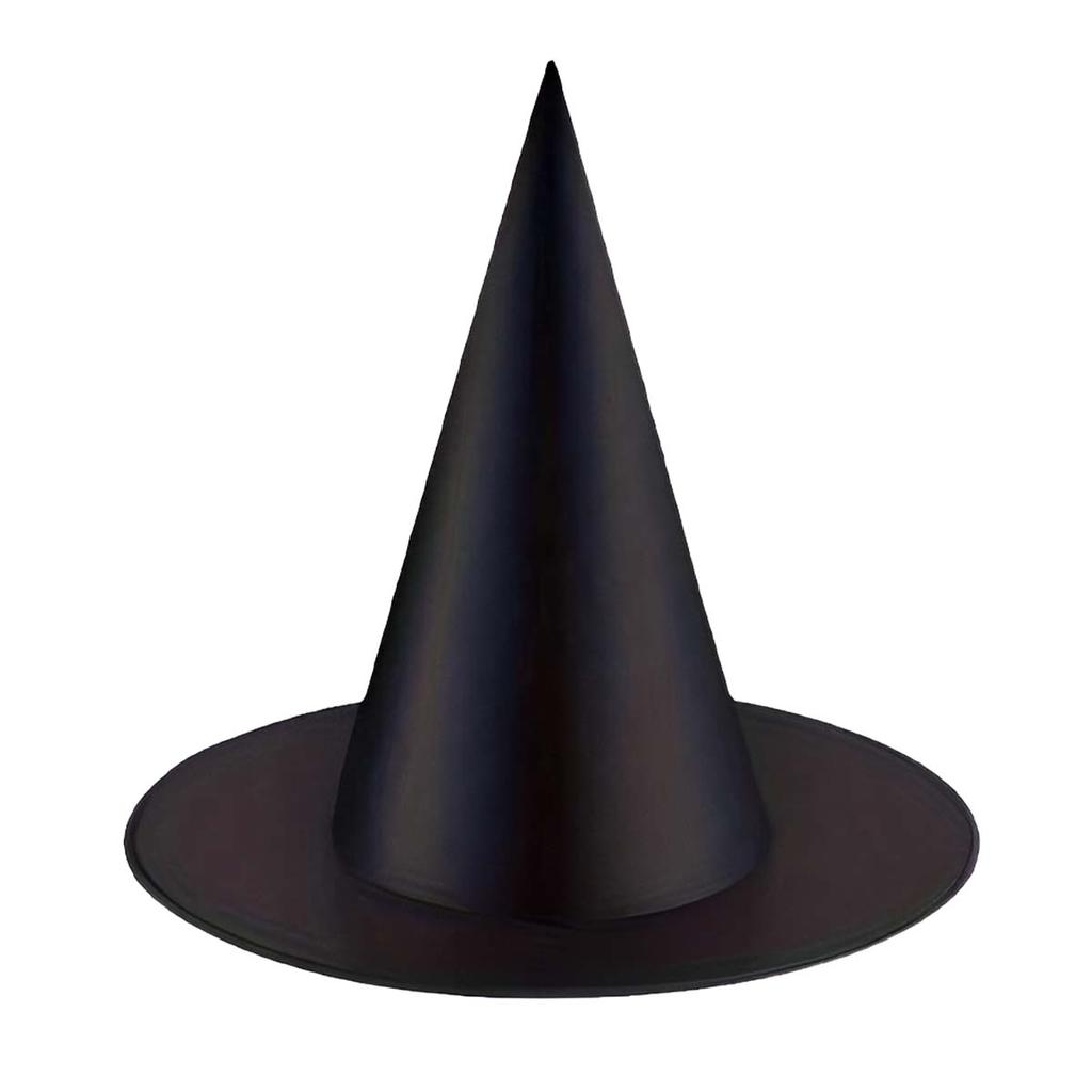 Halloween Witch Hat Hanging Witch Hat Adult Unisex Black Devil Hat Suitable for Party Costumes and Garden Porch Decorations