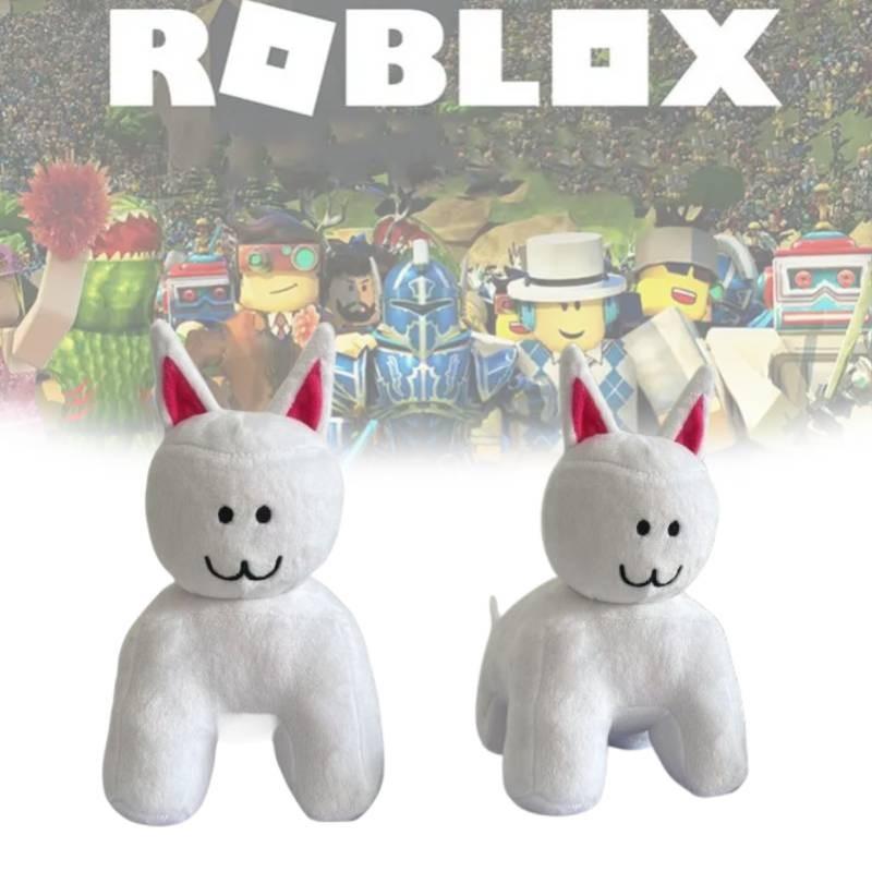 Classic Kitty Roblox White Plush Toy Cartoon Children Birthday Doll Present