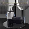 SMC AS1201F Pneumatic Speed Control Valve - Adjustable Throttle Push-Lock Fitting for Cylinder Control