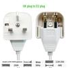 Hong Kong UK Travel Adapter: Multi-function One-to-Three Converter Socket