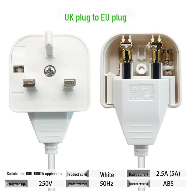 Hong Kong UK Travel Adapter: Multi-function One-to-Three Converter Socket