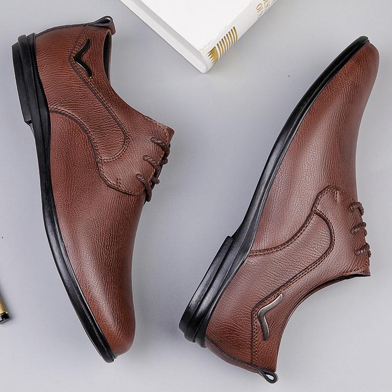 Classic Mens Sneakers Elegantes Man Casual Shoes Breathable Men Business Shoes Genuine Leather Oxford Footwear Male Formal Dress