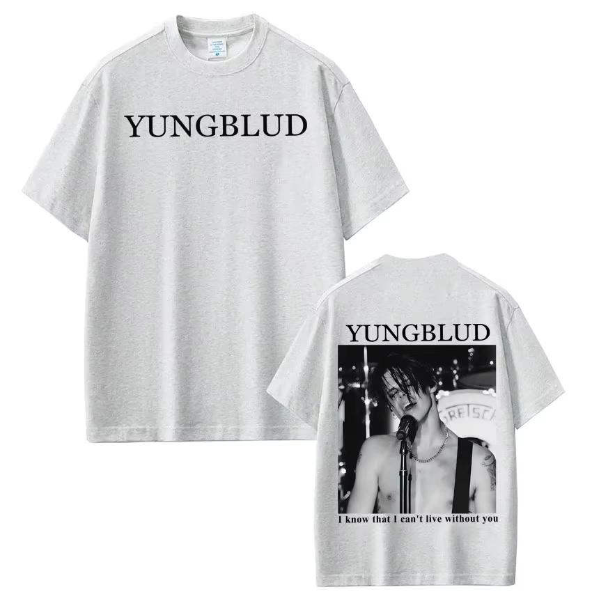 Yungblud IDOLS Album Tour 2026 Tees Men Women Casual Hip Hop Streetwear Short Sleeve Tshirts Pure Cotton Vintage Streetwear