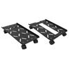 PC Chassis Bracket with 360 Swivel Wheels for Smooth Office Relocation