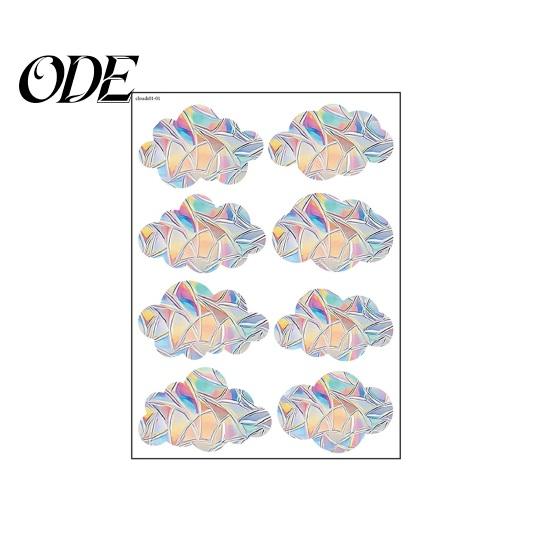 Detachable Window Sticker Butterflies Self-adhesive Rainbow Prism Suncatcher Decorate Glass Decal Home Decor Supplies