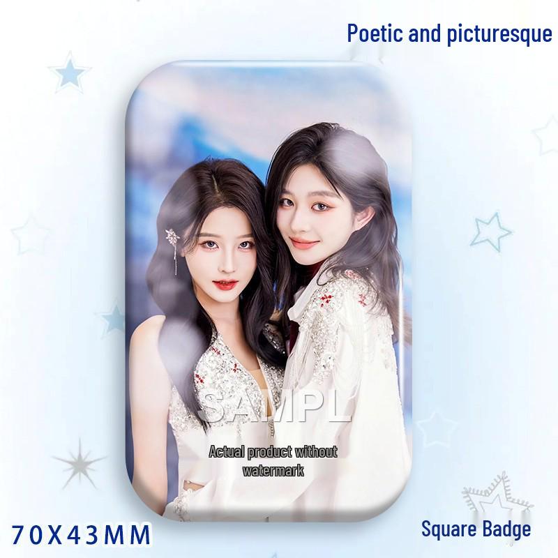 Yi CP Concert Support: Poetry & Painting Acrylic Keychain, Bag Brooch, Star Badge Ornament