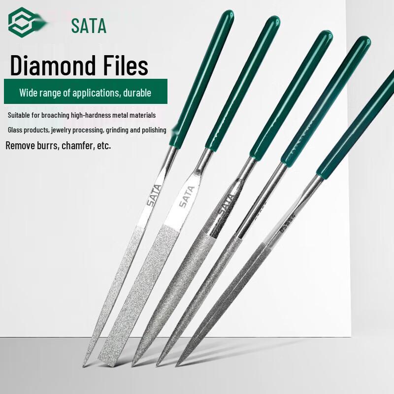 SATA Diamond Pointed Round File