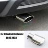Stainless Rear Bumper Bottom Muffler Trim Fit For Mitsubishi Outlander 2022 2023