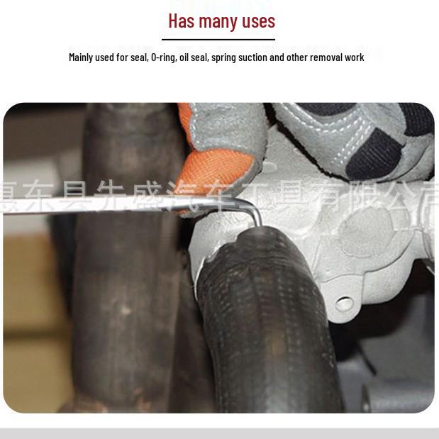 10-częściowy zestaw haczyków do usuwania o-ringów i uszczelniaczy olejowych do napraw i konserwacji samochodowej