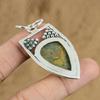 Anniversary Gift For Her Natural Rhyolite Gemstone Pendant 925 Sterling Silver