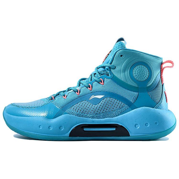 

Li Ning Yu Shuai 14 удобные универсальные амортизирующие нескользящие износостойкие высокие баскетбольные кроссовки мужские кроссовки синего цвета ABAQ041-5