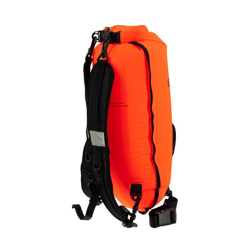 Sicherheitsboje zum Schwimmen runswimmer mit Rucksackfunktion xl
