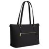 Coach Gallery 37 Metal Logo Top Recycled Leather Tote Bag Women Tote Bags CV402-IMBLK