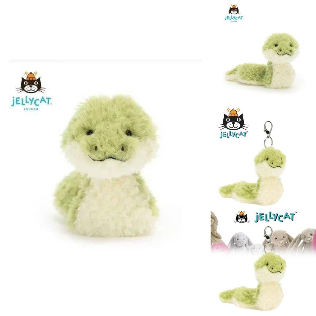 Trendy Jc24 Snake Keychain Soft Pp Cotton Plush Pendant Attractive Snake Doll