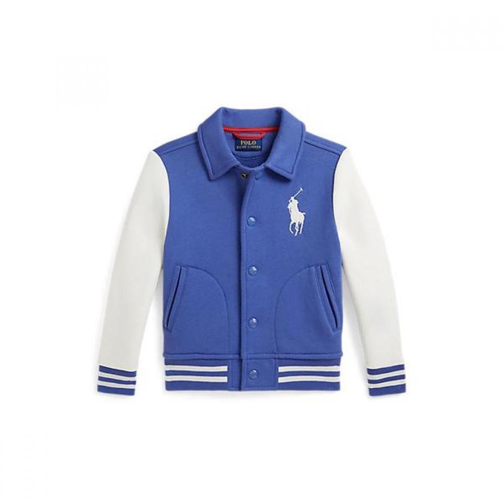 Polo Ralph Lauren Boys 2 7 Big Pony Fleece Baseball Jacket 2
