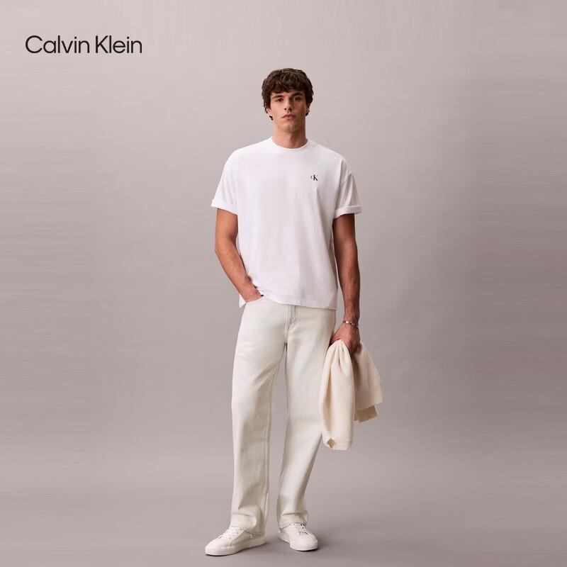 Calvin Klein Jeans Men's CK Print Cotton Round Neck T-Shirt