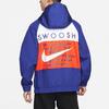 Nike Sportswear Swoosh Windbreaker Jacket Men Jackets Blue CJ4889-455