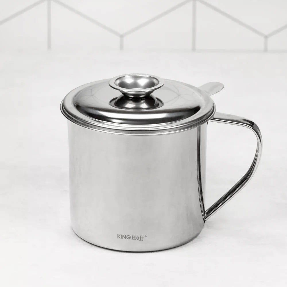 Nádoba hrnec na olej 1,2 l s filtračním sítkem KINGHOFF KH-1726