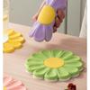Heat Resistant Silicone Mat Drink Cup Coasters Non-slip Pot Holder Table Placemat Kitchen Accessories Coasters Flower Mat