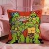 mMutant Ninja Turtles Cushion Cover Premium Comfort Reversible Pillow Cove Two in One Design for Any Room  Car Interior