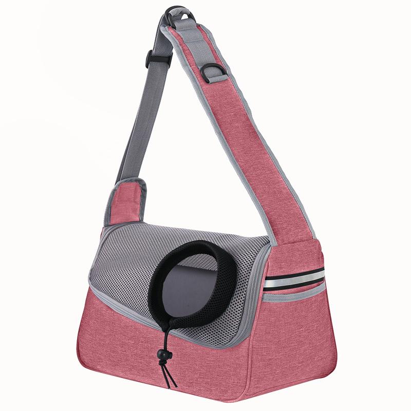New Cation Dog Cat One Shoulder Crossbody Pet Bag Breathable Mesh Oxford Outdoor Travel Portable Cat Bag In Stock Shoulder Bag