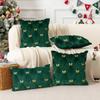 New Christmas Day Pillowcase Short Xmas Tree with Light Cushion Slipcover Reindeer Throw Pillow Cover Sofa Decoration