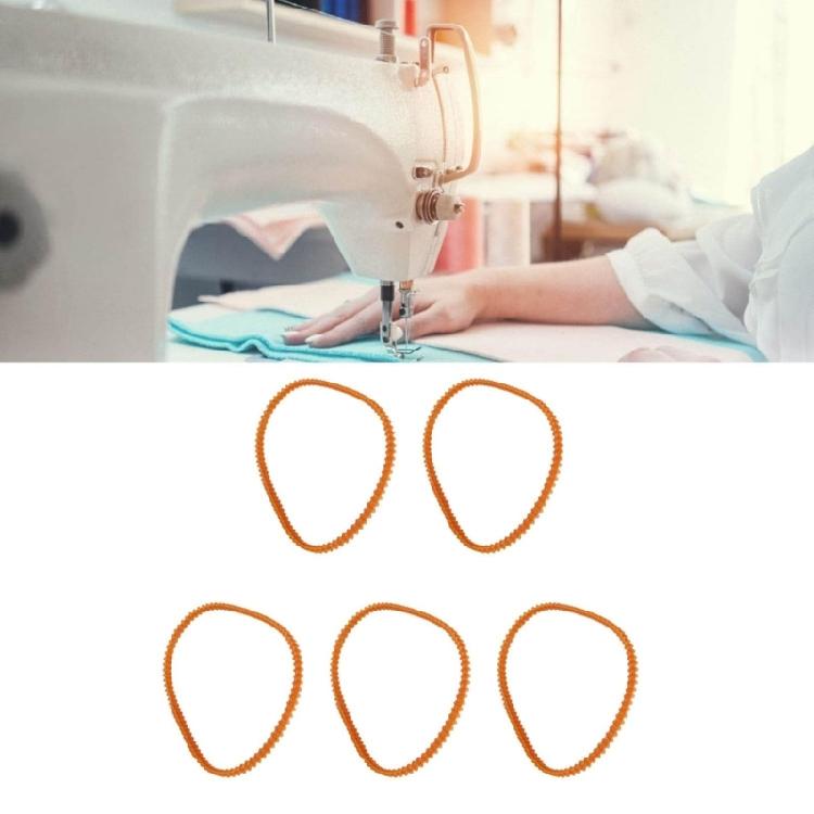 Set of 5 Sewing Machine Motor Belts Replacement Belts Suitable for Old Models Ensuring Smooth Operation and Longevity