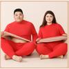 Couple Sherpa Fleece Thermal Underwear Set Plus Size Warm Cold Resistant Winter
