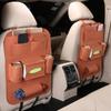Multi-functional Car Rear Seat Storage Bags Felt Anti-kick Pad Durable Storage Pockets  Universal