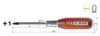 VESSEL Penetrating Screwdriver with Wooden Handle x 75 100 Heavy-Duty +1